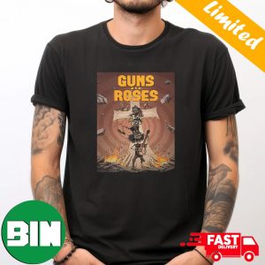 Orbit Guns N Roses Bonus Edition By Michael Frizell TidalWave Comics T-Shirt