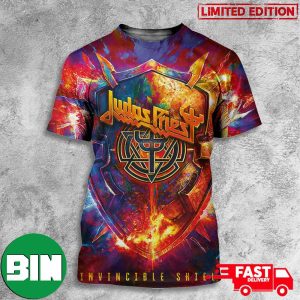 Panic Attack The New Single Judas Priest Invincible Shield 3D T-Shirt