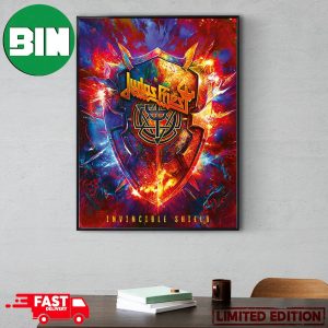 Panic Attack The New Single Judas Priest Invincible Shield Poster Canvas