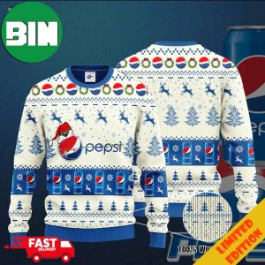 Pepsi Santa Hat Ugly Christmas Sweater  For Men And Women