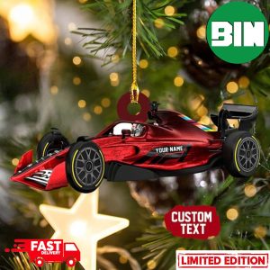 Personalized Formula 1 Car For Fans Christmas Tree Decorations Ornament