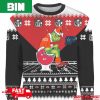 Personalized Grinch Buffalo Bills Sitting On Green Bay Packer Toilet Xmas 2023 Gift 3D Christmas Ugly Sweater