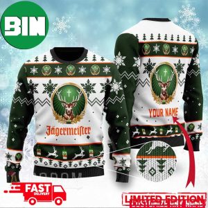 Personalized Jagermeister Ugly Christmas Sweater For Men And Women