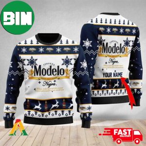 Personalized Name Modelo Negra Christmas 2023 Xmas Gift Ugly Sweater