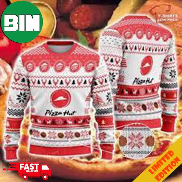 Pizza Hut Christmas 2023 For Men And Women Ugly Sweater