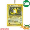 Pokemon Prerelease Mewto Rare Card Custom Christmas Tree Decorations Ornament