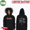 PowerTrip 2023 Logo Line Up AC DC Metallica Guns N Roses Iron Maiden And Metallica In Indio California Two Sides Unisex Hoodie