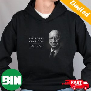 RIP Sir Bobby Charlton 1937-2023 Unisex Hoodie T-Shirt