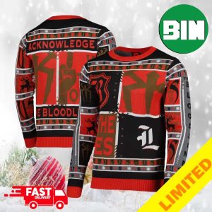 Roman Reigns Acknowledge Christmas 2023 Holiday WWE Xmas Ugly Sweater