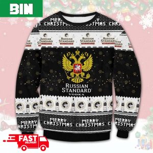 Russian Standard Vodka Ugly Christmas Sweater 2023 For Men And Women