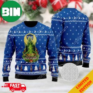 Samuel Adams Grinch Snowflakes Pattern 2023 Holiday Ugly Sweater