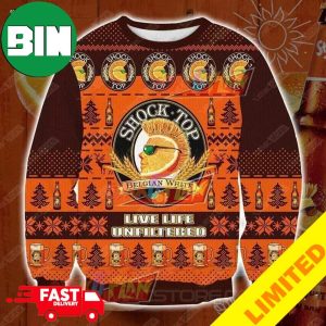 Shock Top Beer 3D Xmas Funny 2023 Holiday Custom And Personalized Idea Christmas Ugly Sweater