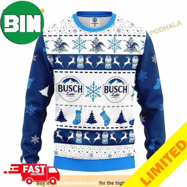 Show Me Your Busch Beer Xmas Funny 2023 Holiday Custom And Personalized Idea Christmas Ugly Sweater