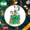 Snoopy And Woodstock Christmas Gift For Fans Atlanta Hawks NBA Xmas Tree Decorations Ornament