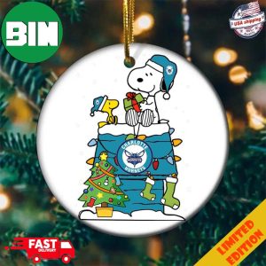 Snoopy And Woodstock Christmas Gift For Fans Charlotte Hornets NBA Xmas Tree Decorations Ornament
