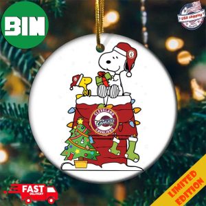 Snoopy And Woodstock Christmas Gift For Fans Cleveland Cavaliers NBA Xmas Tree Decorations Ornament