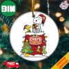 Snoopy And Woodstock Christmas Gift For Fans Chicago Bulls NBA Xmas Tree Decorations Ornament