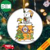 Snoopy And Woodstock Christmas Gift For Fans Memphis Grizzlies NBA Xmas Tree Decorations Ornament