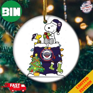 Snoopy And Woodstock Christmas Gift For Fans New Orleans Pelicans NBA Xmas Tree Decorations Ornament