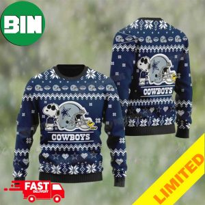 Snoopy Dallas Cowboys NFL Football Ugly Christmas Sweater Gifts For Men And Women