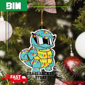 Squirtle Pokemon Led Christmas Tree Decorations 2023 Xmas Gift Ornament