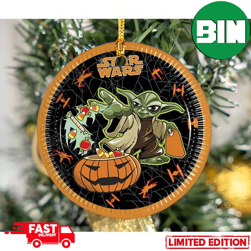 Star War Halloween Baby Yoda Christmas Tree Decorations 2023 Ornament -  Binteez