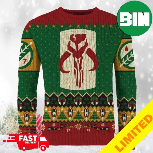 Star Wars Merry Mandalorian Xmas 2023 Ugly Christmas Sweater