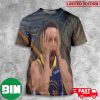 Stephen Curry Goes Crazy In Fourth Quarter Against Rockets The Scream Art Style Halloween 2023 3D T-Shirt