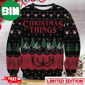 Stranger Things Xmas Gift For Family 2023 Christmas Ugly Sweater