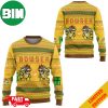 Gearhumans 3D Mighty Morphin Red Power Ranger x Pokemon Charizard Ugly Sweater For Men And Women