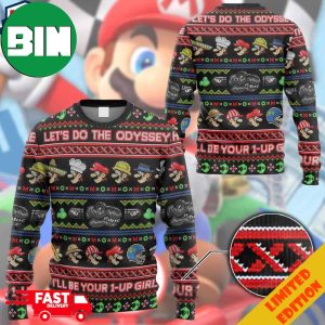 Super Mario Let’s Do THe Odyssey Christmas 2023 Ugly Sweater