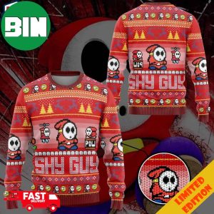 Super Mario Shy Guy Funny 2023 Ugly Sweater