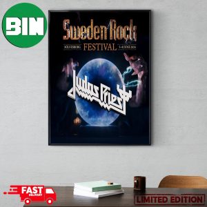 Sweden Rock Festival Solvesborg Judas Priest 5-8 June 2024 Poster Canvas