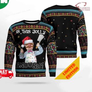 Swedish Chef The Muppet Is This Jolly Enough Christmas Ugly Sweater Ugly Sweater