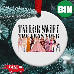 Taylor Swift Personalized TS The Eras Tour Fan Gifts 2023 Eras Tour Christmas Ornament