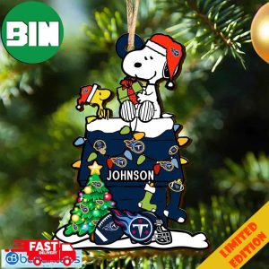 Tennessee Titans NFL Snoopy Ornament Personalized Christmas For Fans Gift 2023 Holidays