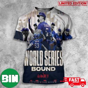 Texas Rangers Hello World Series Go And Take It 2023 MLB World Series 3D T-Shirt