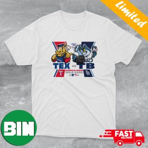 Texas Rangers vs Tampa Bay Rays Mascot American League Wild Card 2023 T-Shirt