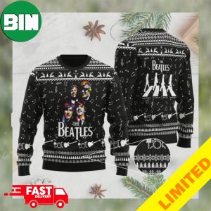 The Beatles Band 3D For Fans Christmas 2023 Holiday Ugly Sweater