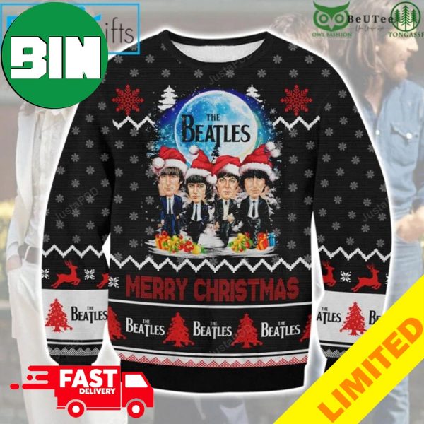 The Beatles English Rock Band Ugly Christmas Sweater For Men And Women