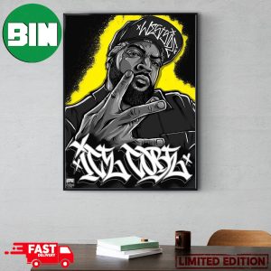 The Limited Edition Ice Cube West Side Rainbow 50 Years of Hip Hop Home Decor Poster Canvas