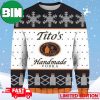 Tito’s Handmade Vodka Santa Hat Ugly Christmas Sweater