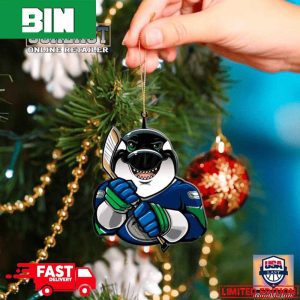 Top Finding NHL Vancouver Canucks Mascot Christmas Tree Decorations 2023 Holiday Ornament