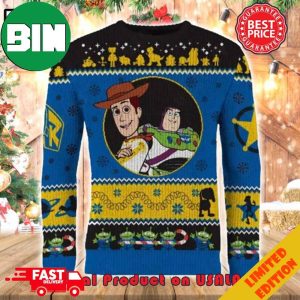 Toy Story Woody And Buzz Lightyear Christmas 2023 Ugly Sweater