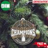 Vegas Golden Knights Stanley Cup Champions 2023 Christmas Tree Decorations Xmas Holiday Ornament