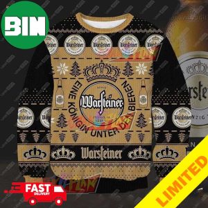Warsteiner Beer Xmas Funny 2023 Holiday Custom And Personalized Idea Christmas Ugly Sweater