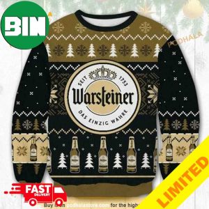 Warsteiner Premium Beer Xmas Funny 2023 Holiday Custom And Personalized Idea Christmas Ugly Sweater