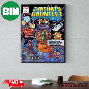 What If Disney100 Infinity Gauntlet Marvel Studios Home Decor Poster Canvas