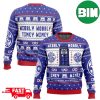 Iron Maiden Green Snowflakes Reindeer Pattern Christmas 2023 Holiday Xmas Gift Ugly Sweater