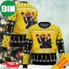 What does the Fox say Funny Anime Ape Holiday 2023 Ugly Christmas Sweater